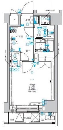 Verona板橋LUSSOの物件間取画像